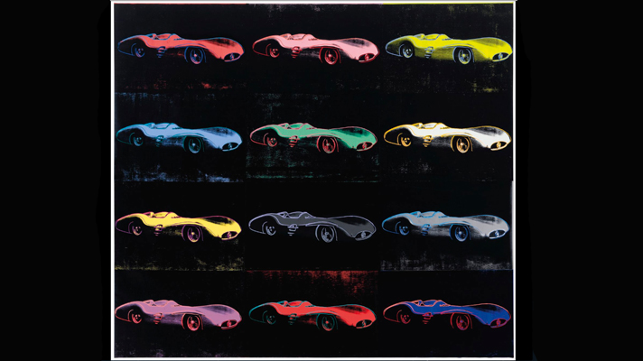 Andy Warhol's painting of Fangio's Merc for sale | Top Gear